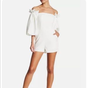 Tea & Cup white romper